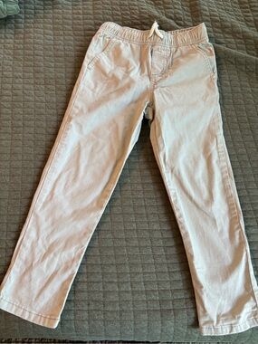 Bundle Old Navy Khaki Drawstring Pants and Carters button down shirt size 4T